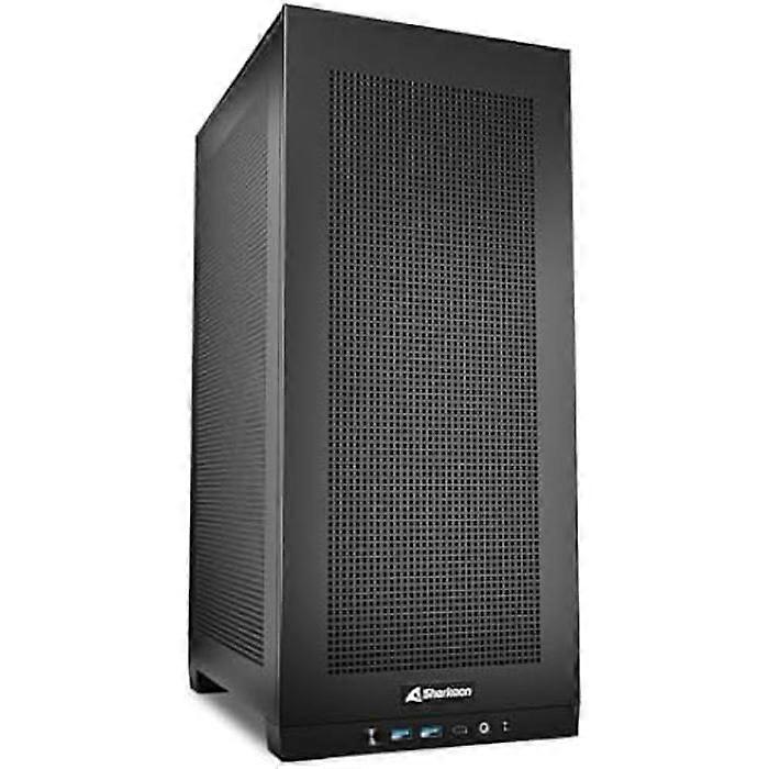 Mini ITX PC Case - SHARKOON - Rebel C20 - Compatible with RTX-4090 - Optimal Cooling - USB-C