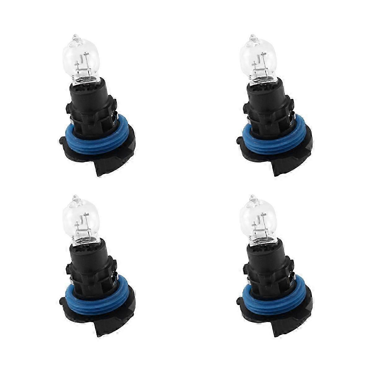4pcs 12V 24W Front Daytime Running Light Bulb with Base 6216F6 89072904 PH24W for Certain Models
