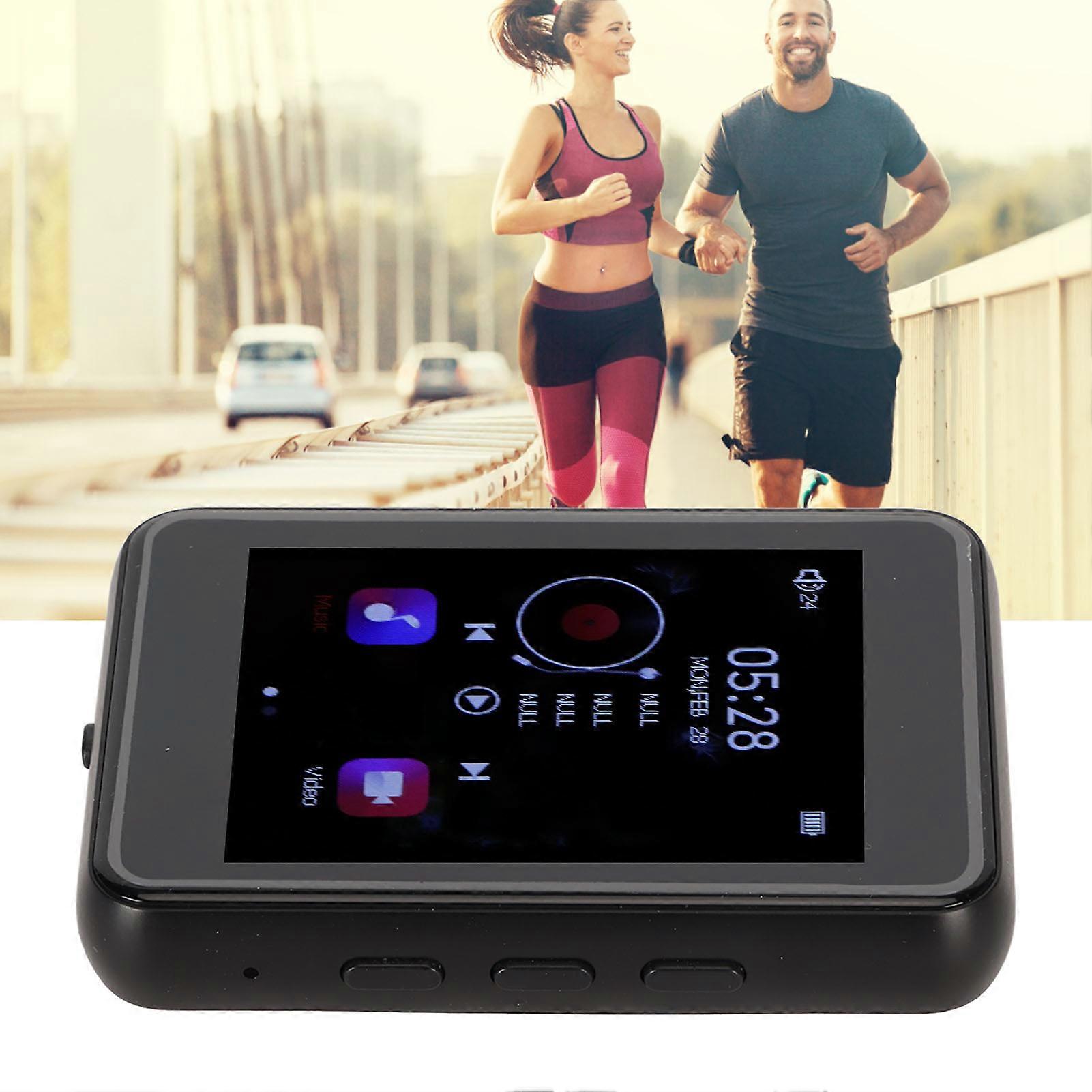 MP3 Player 2.4inch Full Touchscreen Lossless Sound Bluetooth 5.0 FM Radio Recorder Built in Speaker MP4 MP5 Music Player