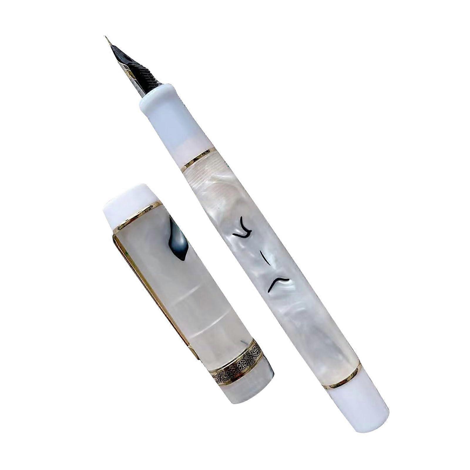 Acrylic fountain pen, writing instrument for students and office professionals, calligraphy pen, sleek design Ref: 2015