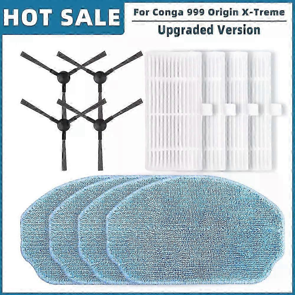 Replacement Spare Parts Side Brush Hepa Filter Mop Pad Compatible with Certain Brands