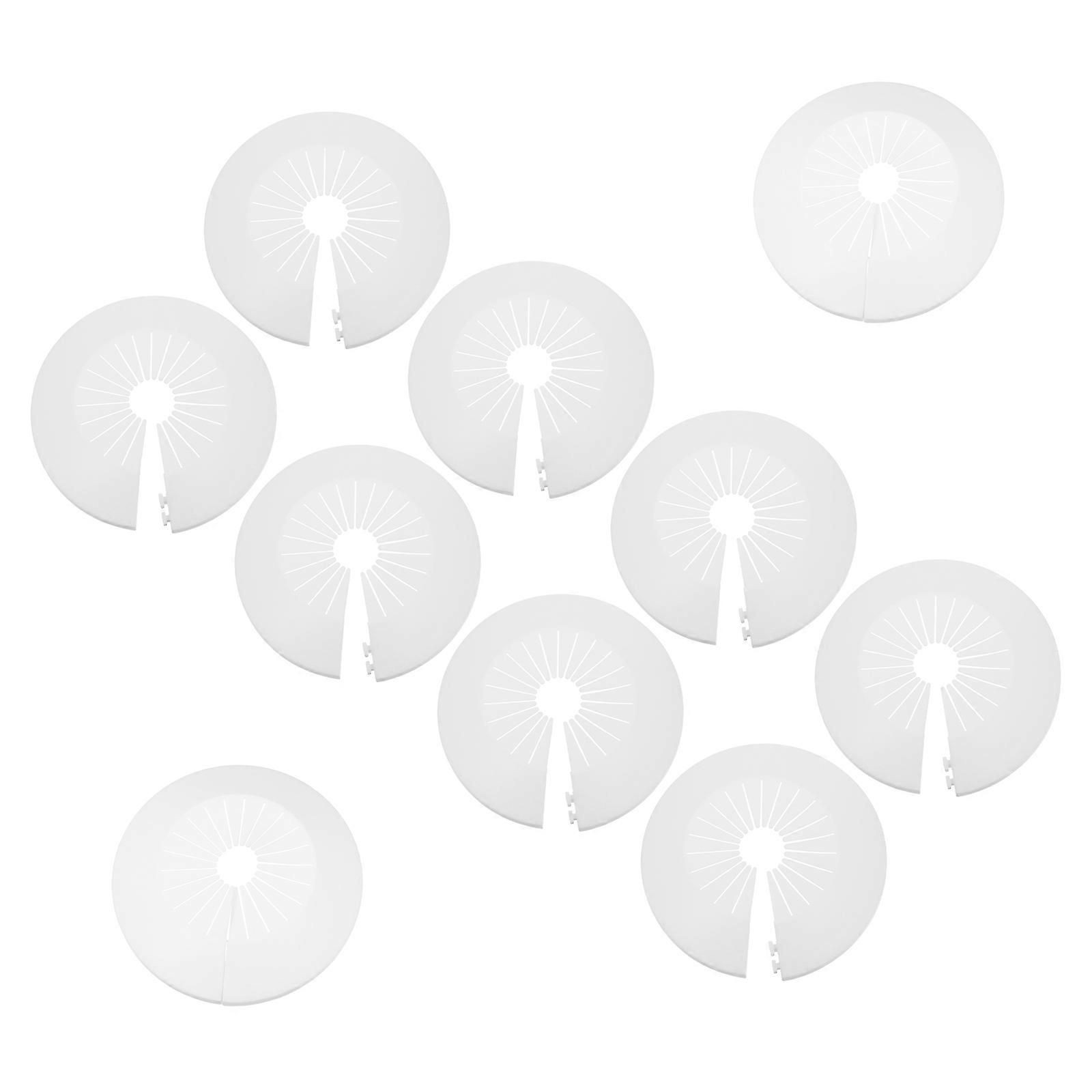 Under Sink Decorative Pipe Covers For Bathroom Plastic Pipe Cover Plate Hides Pipes Improvement 10Pack