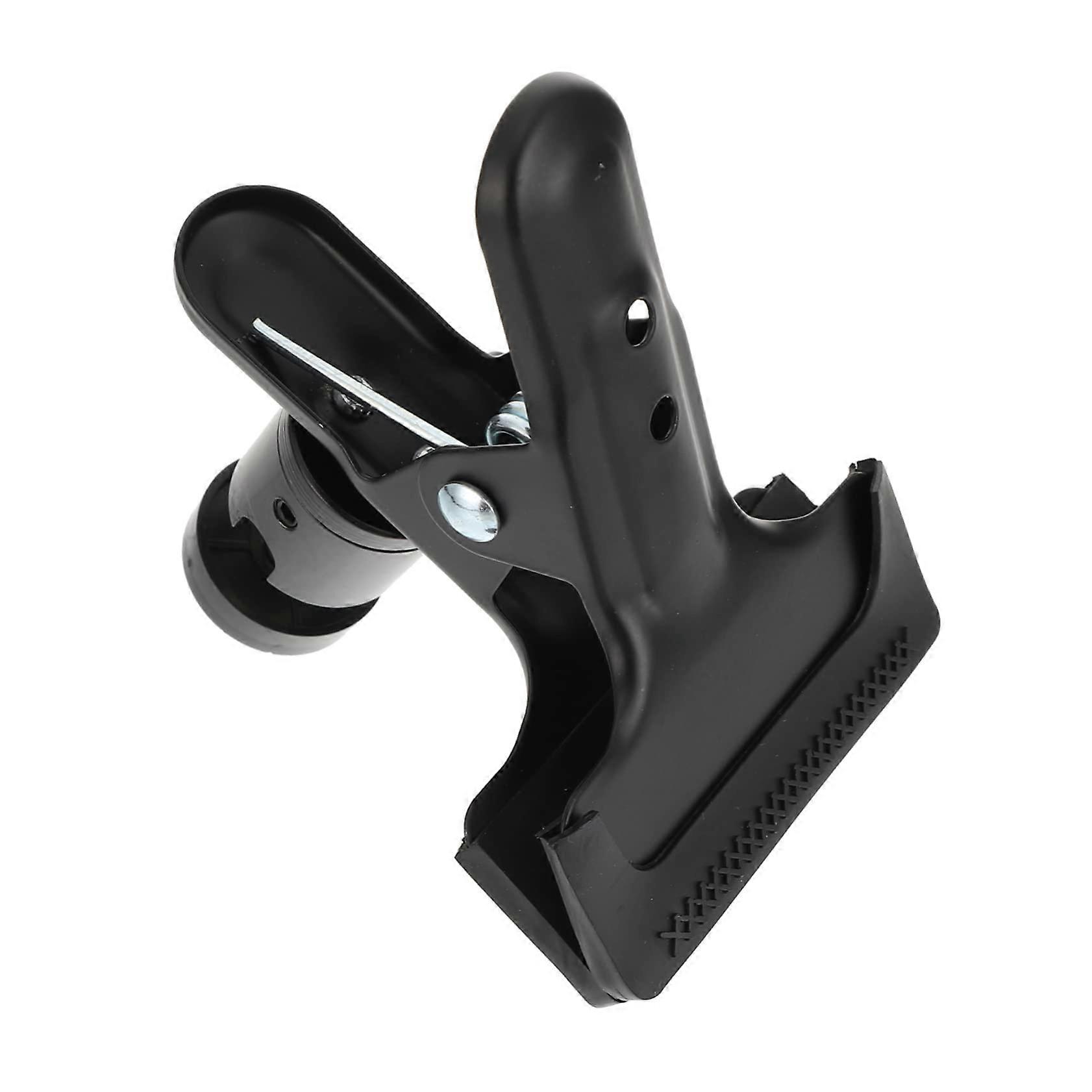 Gimbal Clamp Multifunctional Tripod Camera Clip with 1/4 Ball Head ABS Black