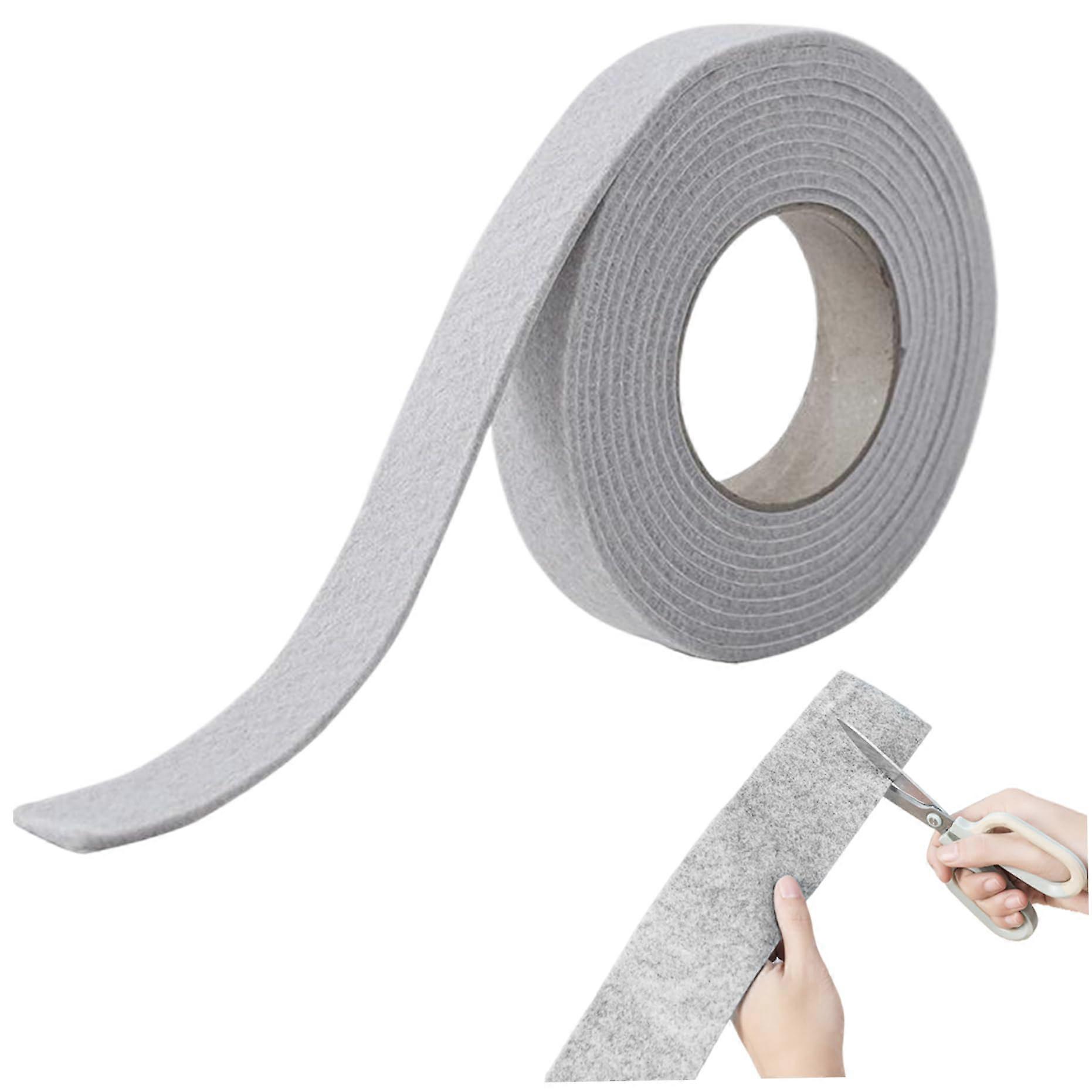 1 Roll Window Condensation Absorber Strip, 13 Feet SelfAdhesive Reusable Moisture Absorber Strips for Winter Felt