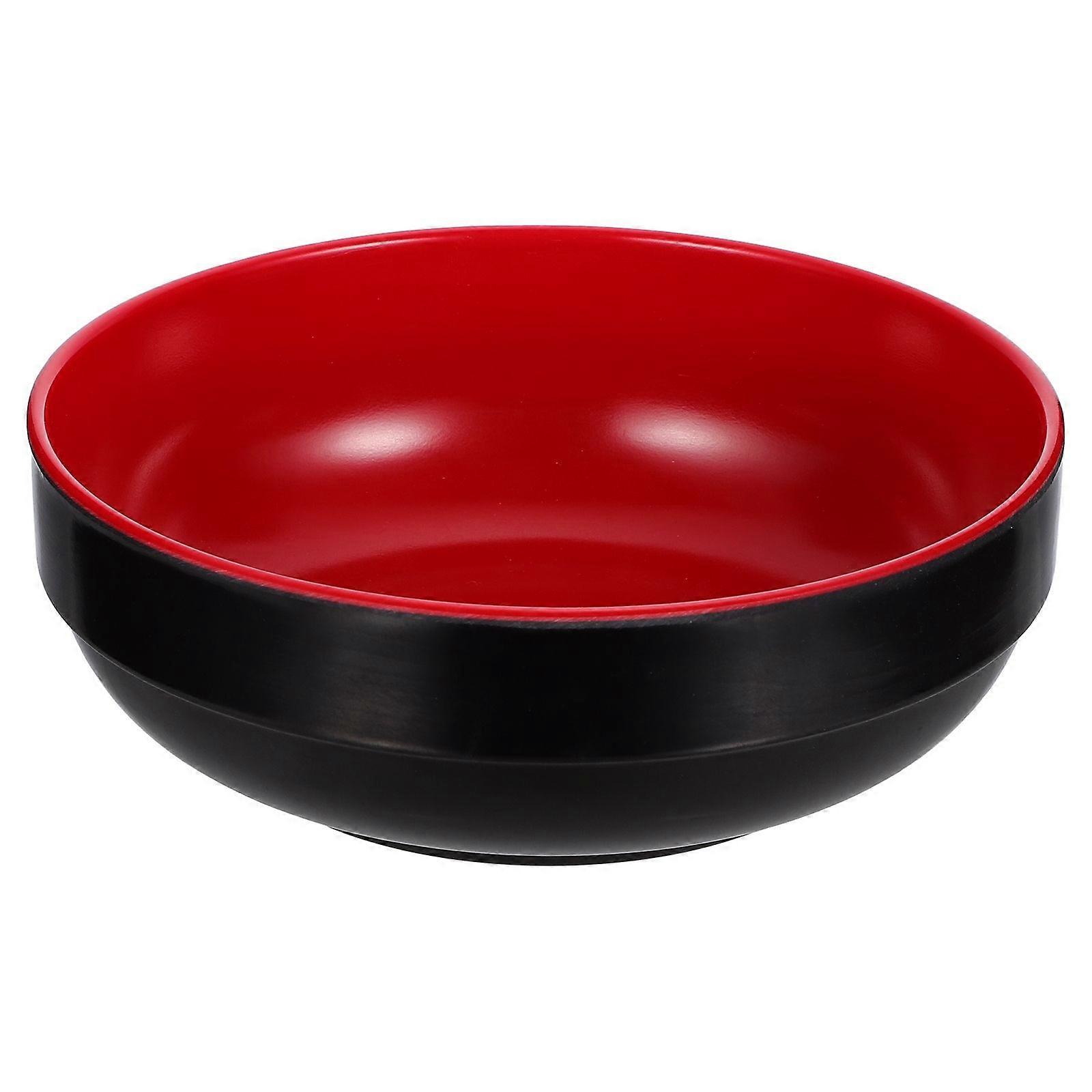 Noodle Bowl for Home Use Red Color and Easy to Clean 1pc