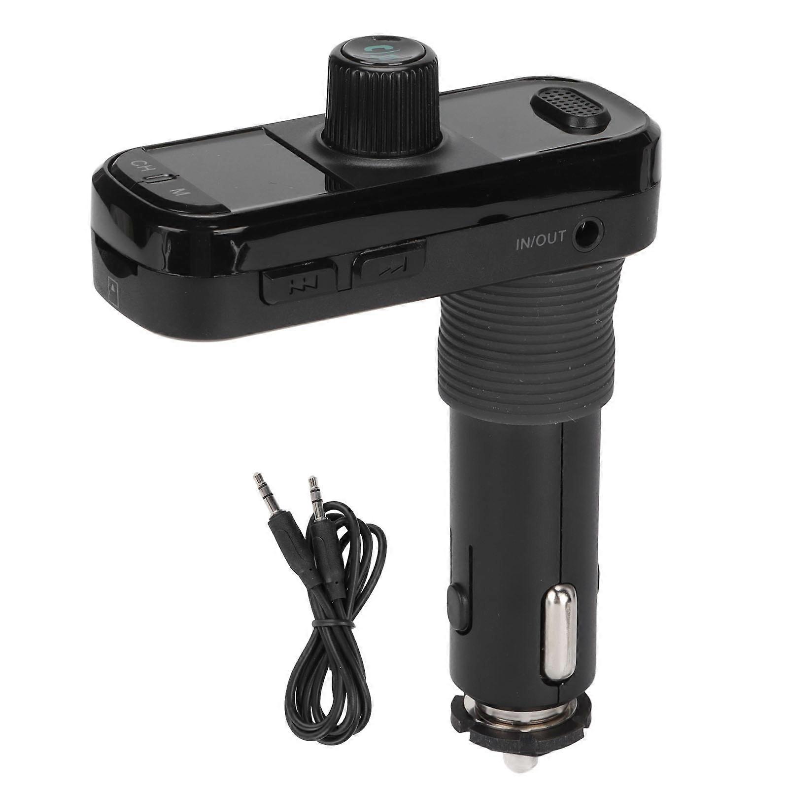 BC70 5.0 FM Transmitter Hands Free Call Wireless Bluetooth Radio Adapter with Microphone for Car