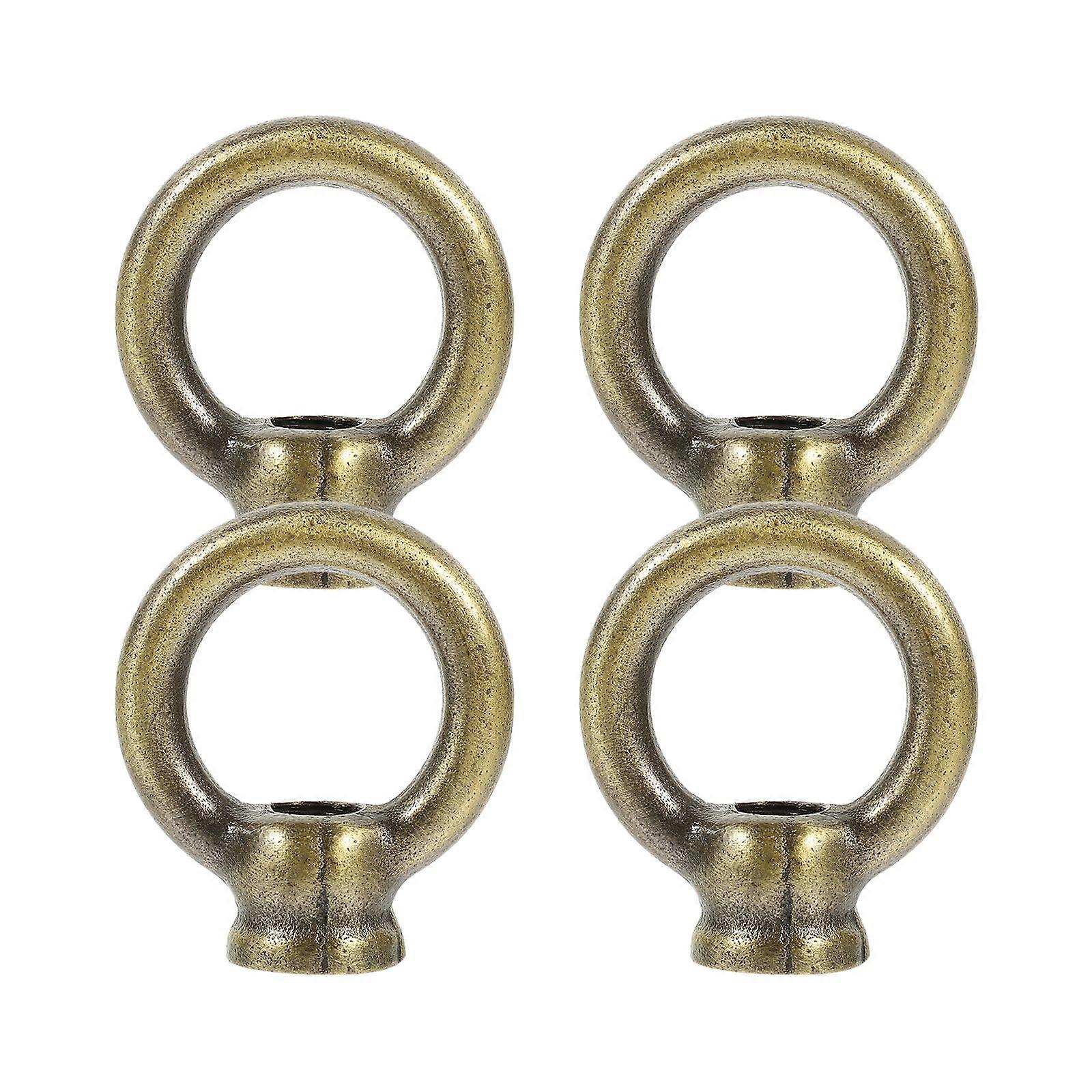 4 Pcs Ceiling Pull Chain Beaded Pull Chain Extension Fan Bedlight Pull Chain Extender Lamp Accessories Silver