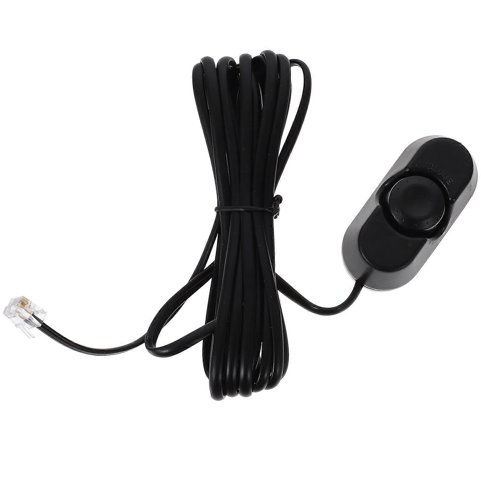 Universal Car Volume Knob Volume Adjuster Automotive Accessory Car Audio Use Black 1Set Subwoofer Control