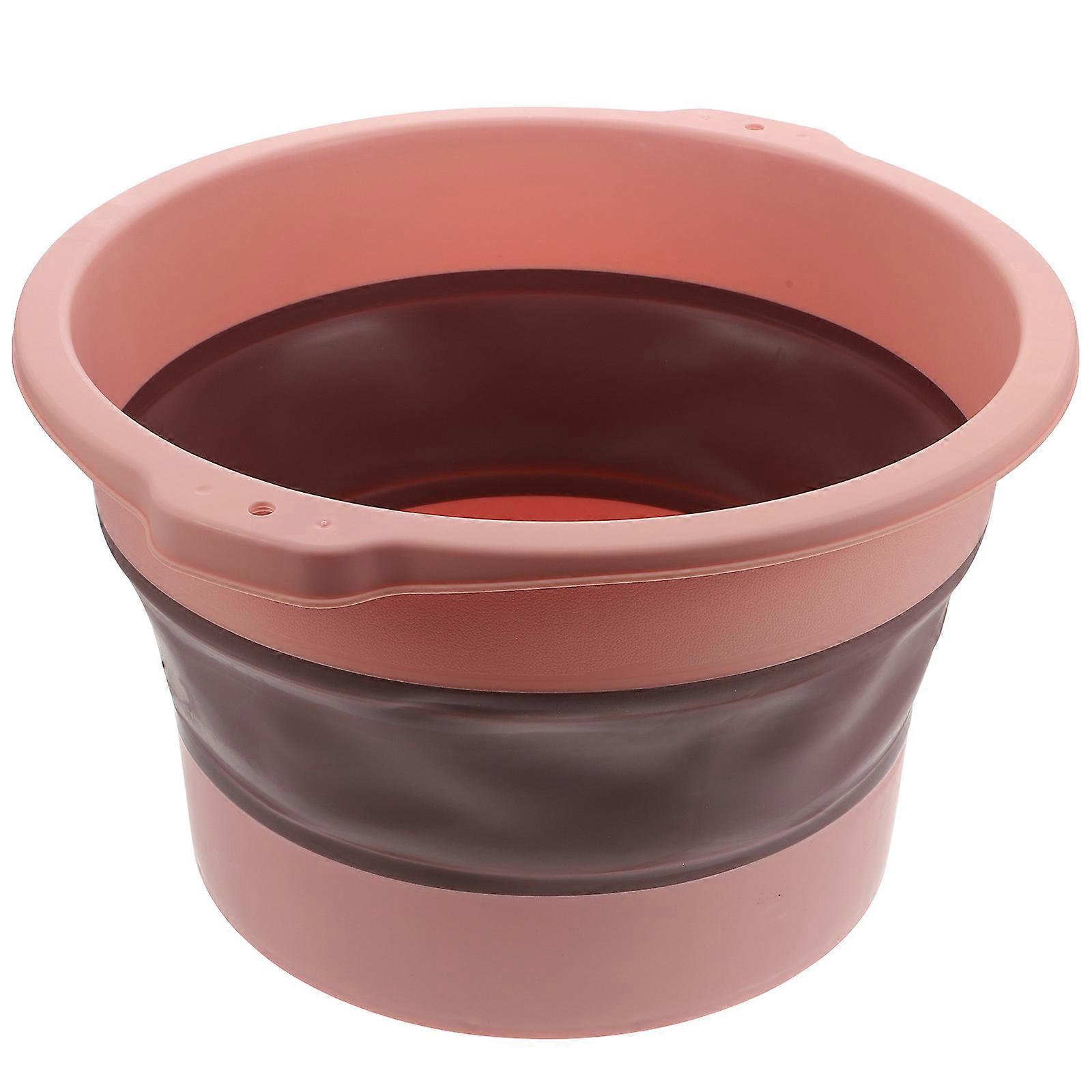 Folding Foot Basin Durable Portable Washing Basin Space Saving Design for Home Use Soaking Feet Storage Capacity