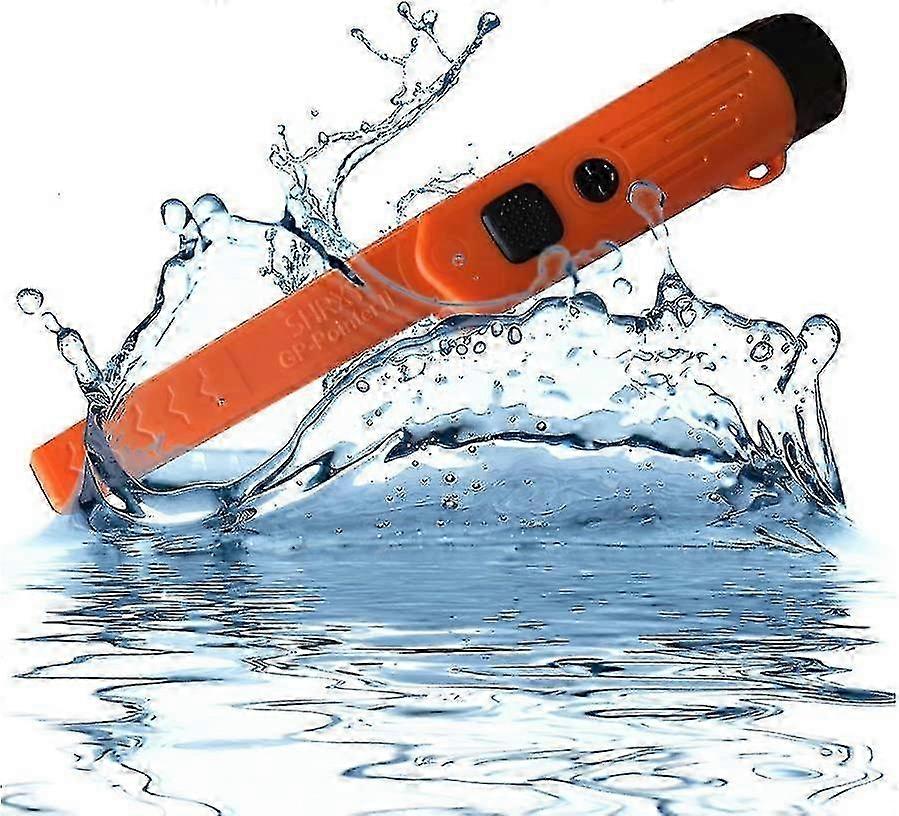 Portable GP-Pointer Metal Detector with LED Light, Weatherproof Black Gold Finder