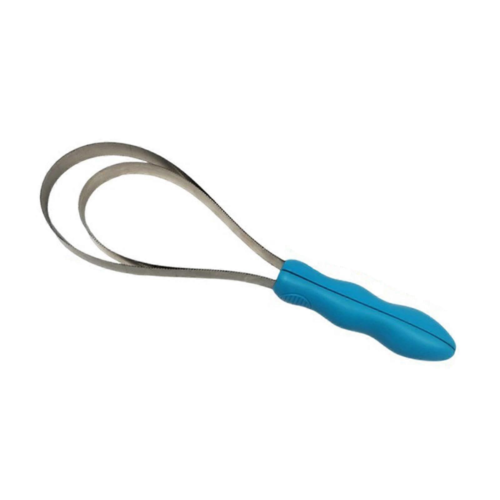 Horse Hair Removal Blade with Handle, Durable Pet Hair Remover Tool for Donkeys, Double-Loop Design, Easy to Use