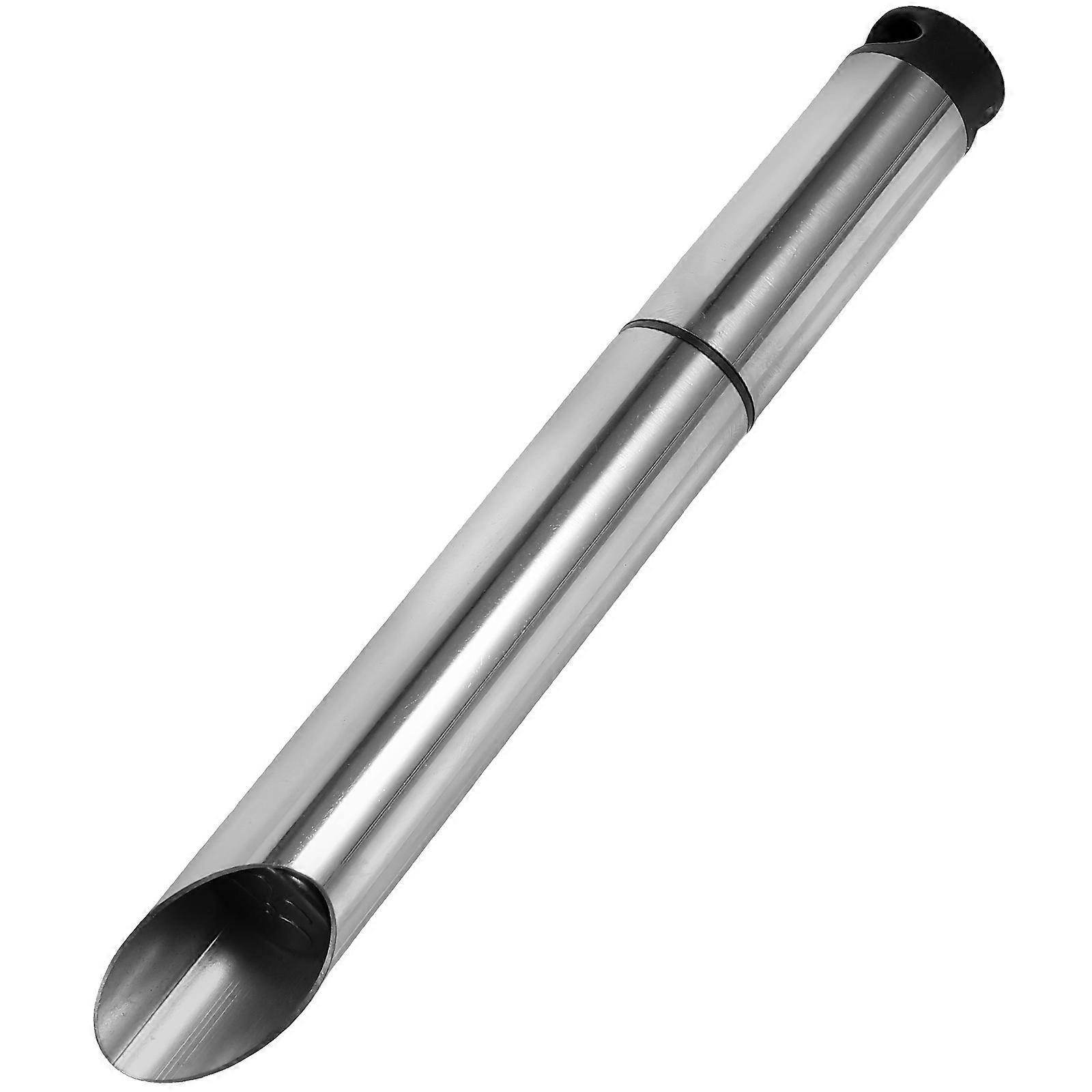 Stainless Steel Weeder Removal Tools Sowing Spreader Manual Planter Tool Plant Digger Garden Work Silver 2.6x2.6x21cm Hole Punching 1Pcs