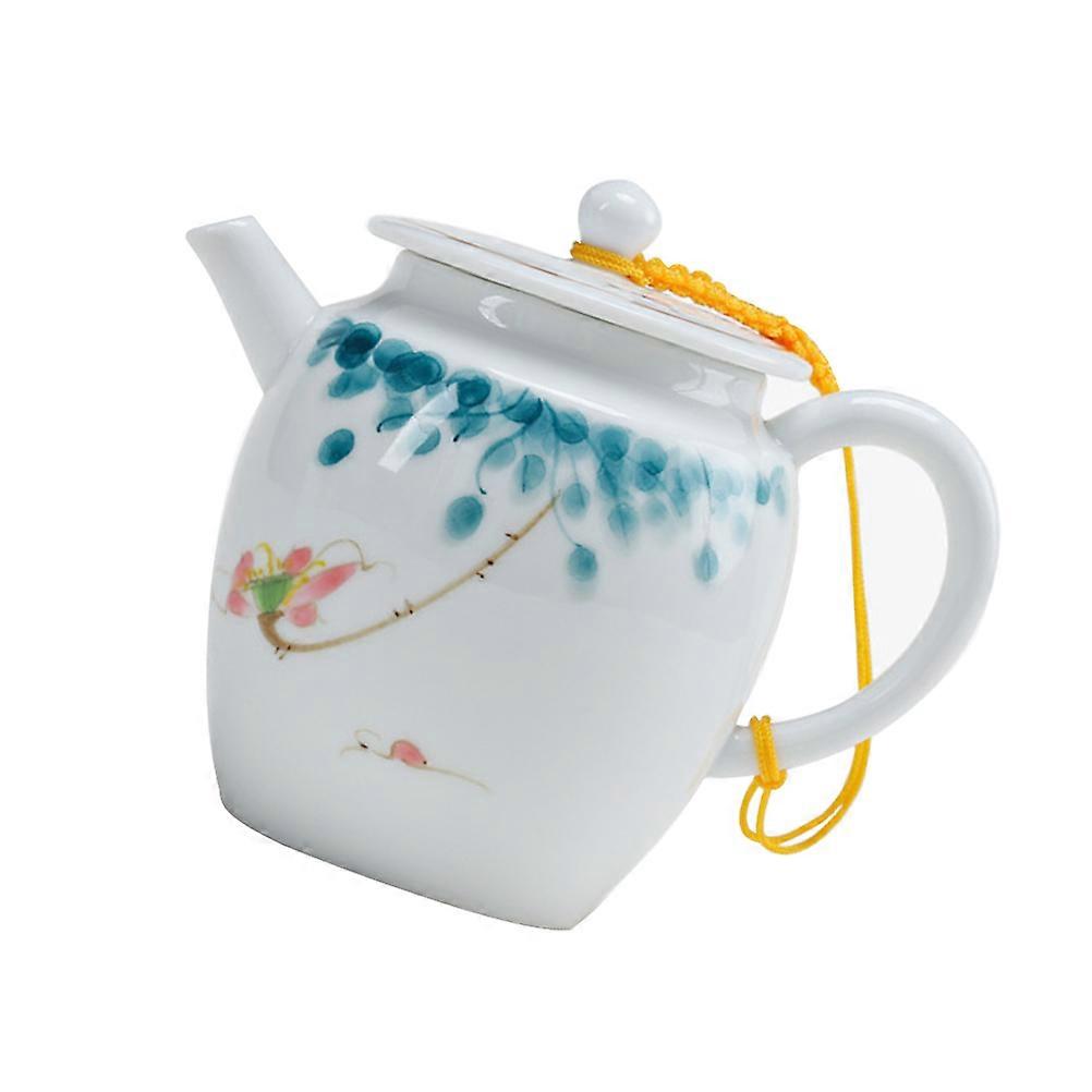 Ceramic Tea Pot Chinese Style Home Use Heat Resistance 11.5X11.5X9.5CM 1Pack