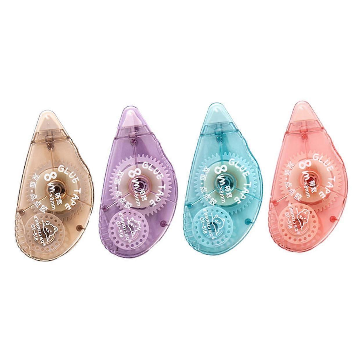 Correction Tape 4-Piece Set For School Office Students Portable Handheld Practical Eraser Alternative