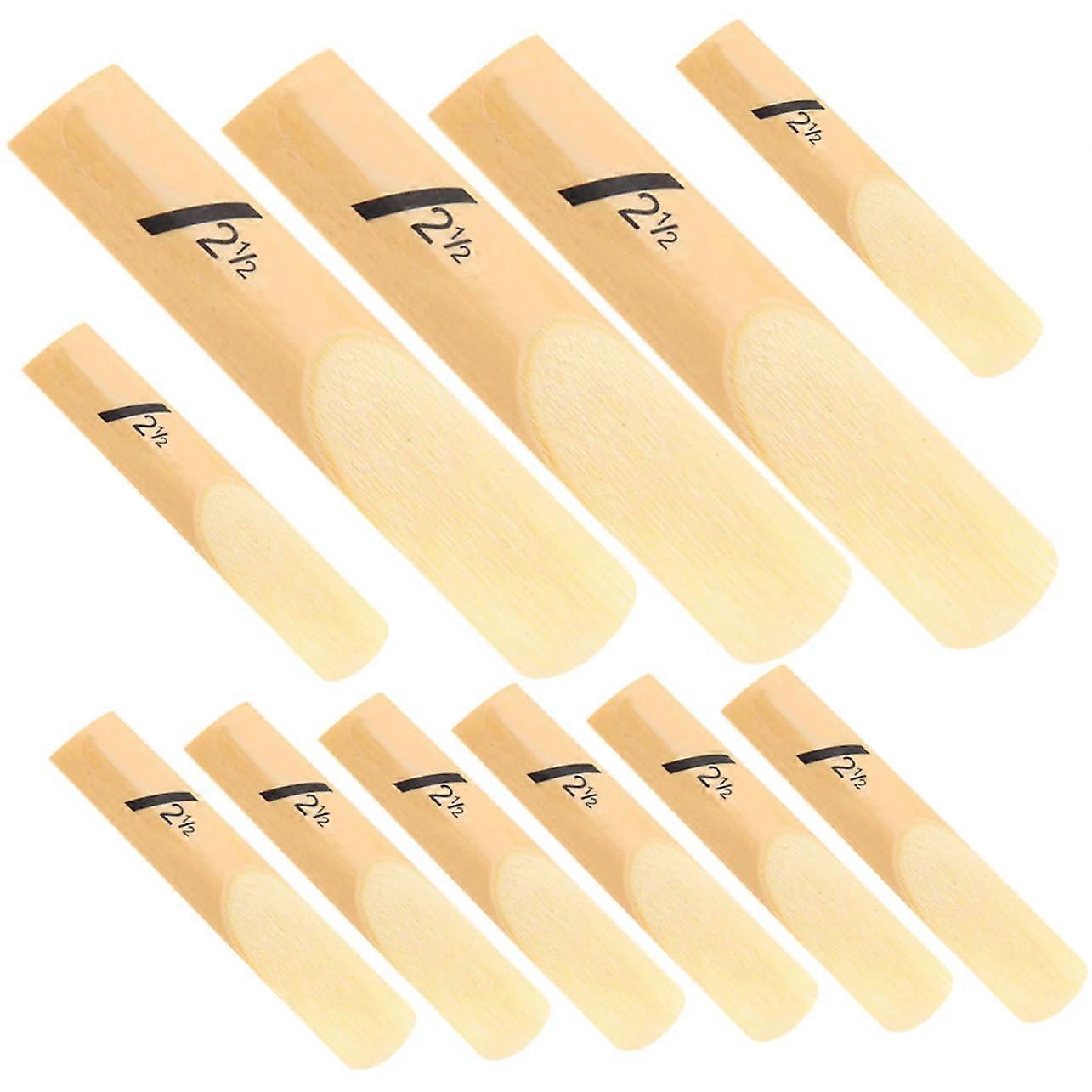 50 Pieces Saxophone Reed, Alto Saxophone Reeds for Beginners, 2.5 Strength
