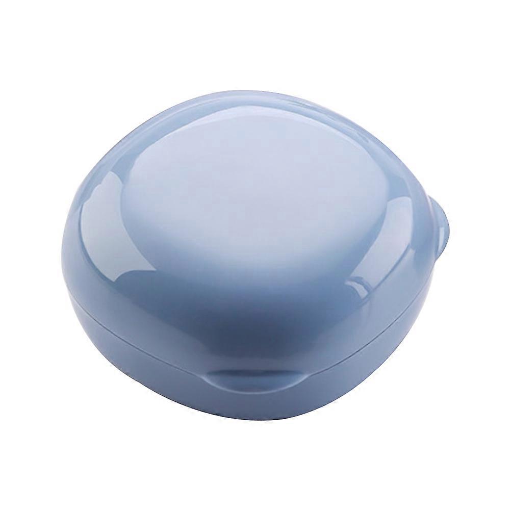 Portable Leakproof Round Soap Box with Lid – Draining Soap Dish Holder for Travel, Outdoor, Gym, Shower Use