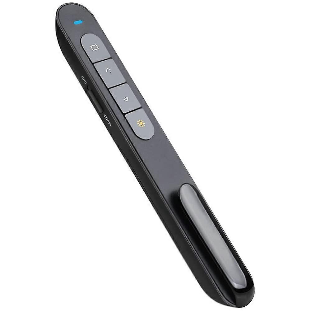 Wireless Presenter Pointer Remote Control for PowerPoint Presentations, 2.4GHz USB Compatible with Windows Mac, Volume Hyperlink Function