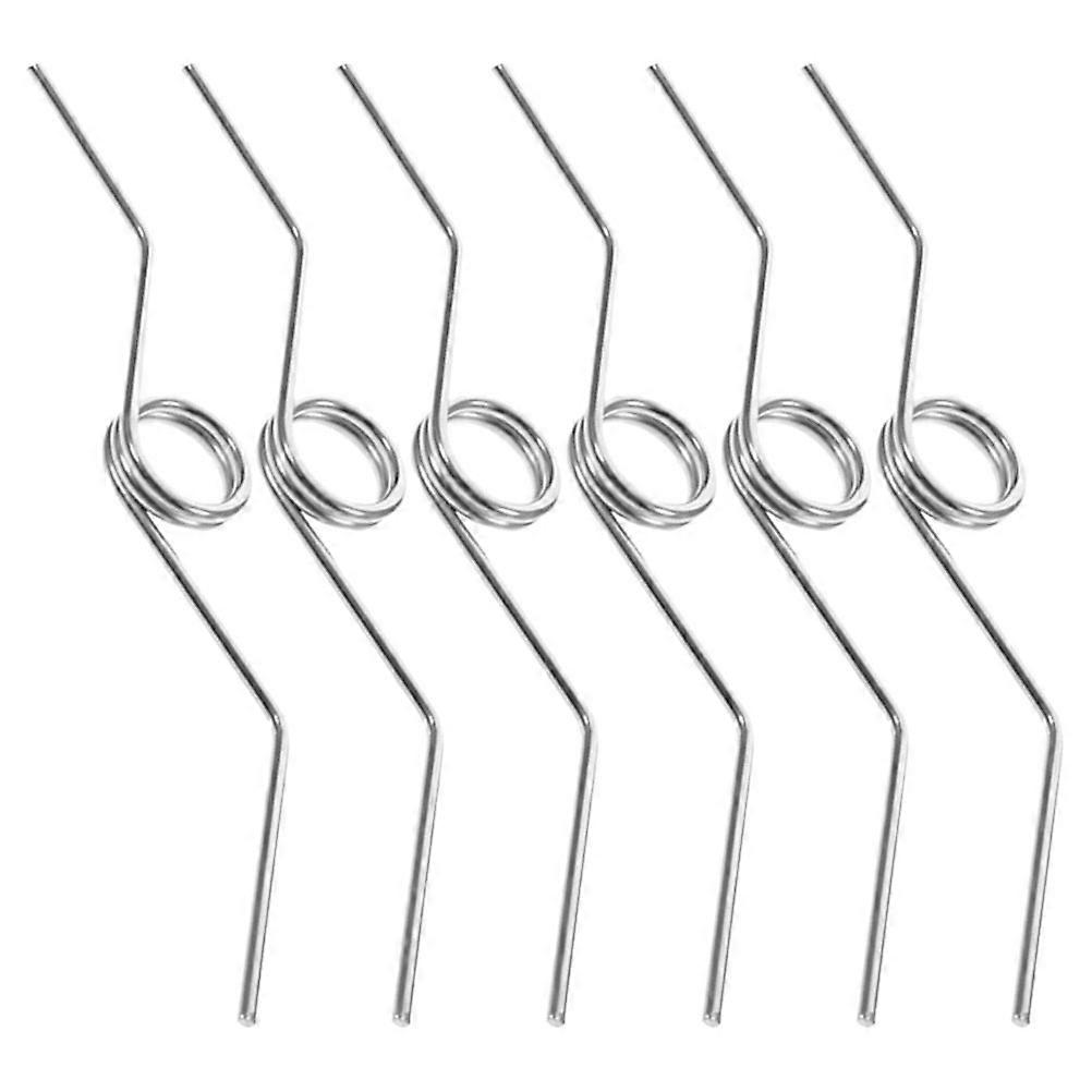 Pruning Shears Springs Pruner Replacement Spring Gardening Tools Silver 11.00X1.50X0.50Cm Trimming 6Pcs