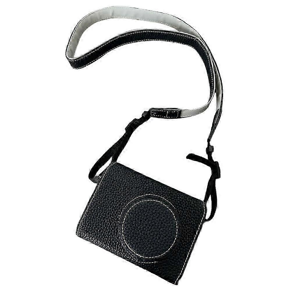 For Fujifilm X100vi Camera Sleeve Large Opening Design Pu Leather Case Easy To Replace Battery