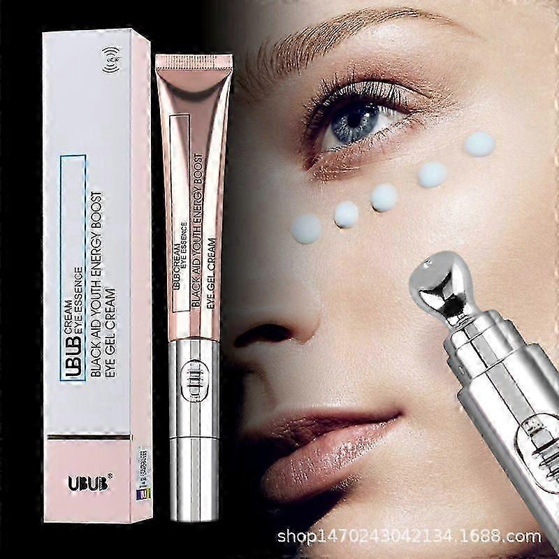 كريم محيط العين الكهربائي 2 في 1 كريم محيط العين مع تدليك كهربائي للأكياس، سيروم مرطب ومقوي للعين مع تدليك التيار الكهربائي