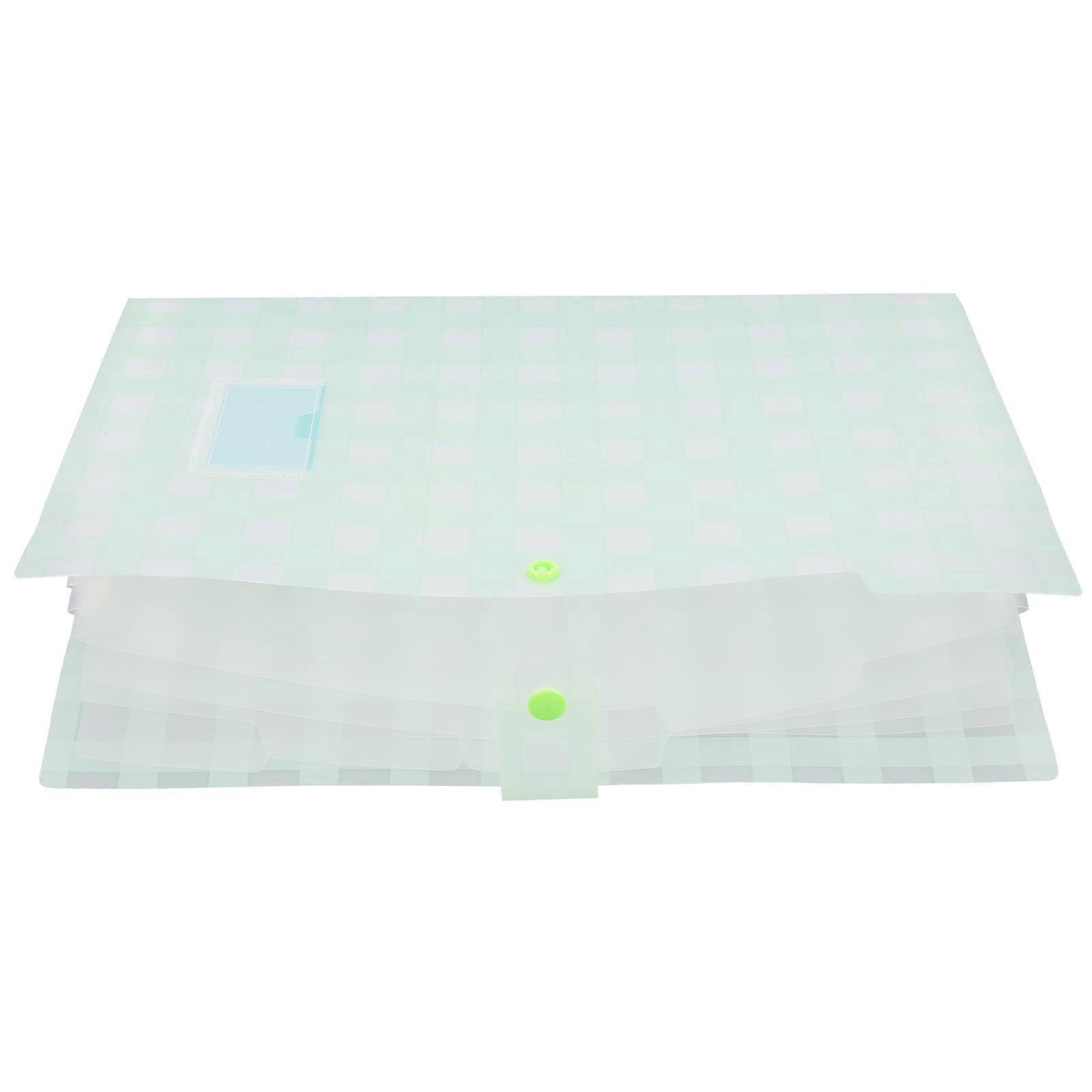 Expandable Binder Folder Lovely Accordion Bag School Study A4 Size Paper Organizer 32.5X23.7X1.8CM 1Pack