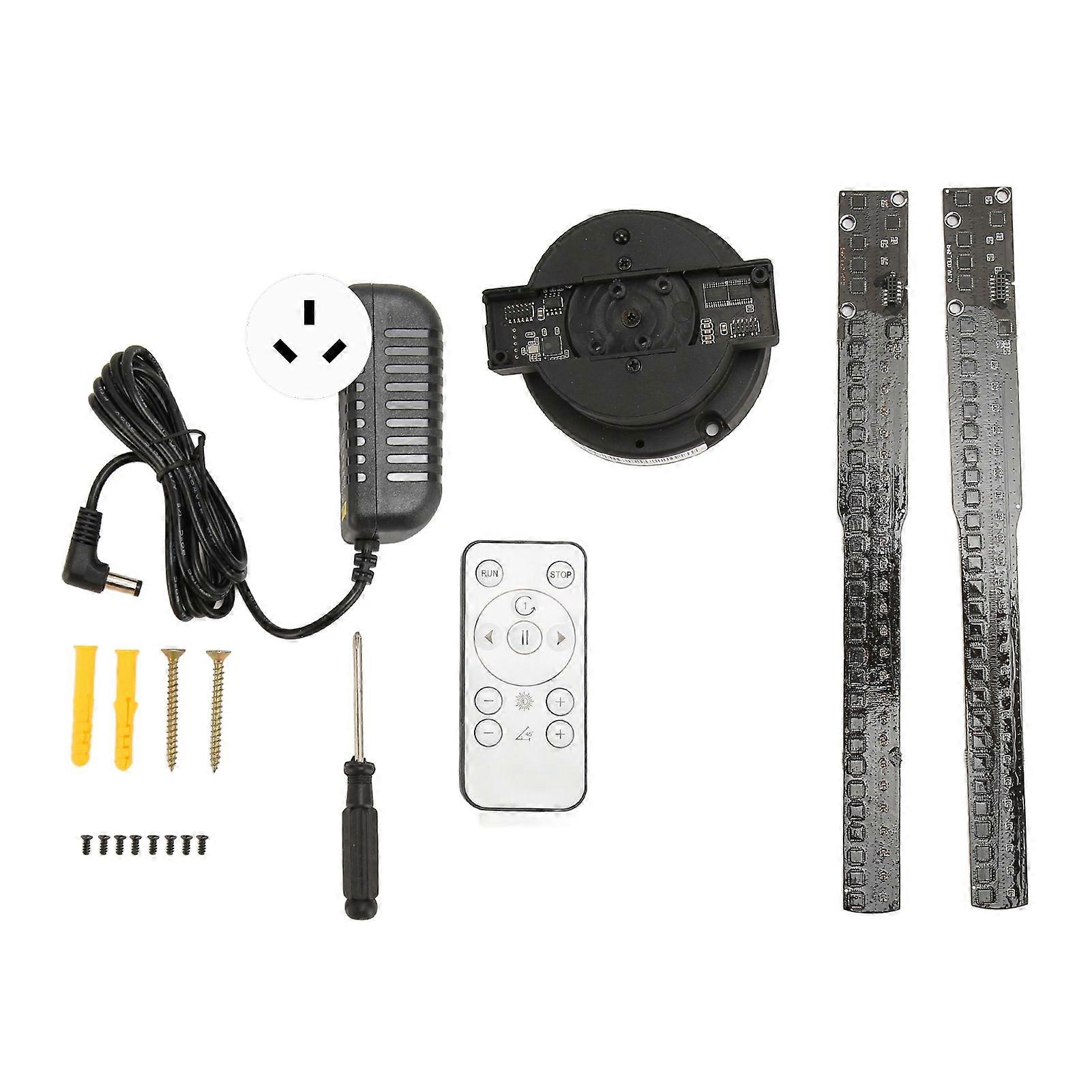 3D Hologram Fan with 352 LEDs, Ultra HD 2000x704, WiFi Control, Sound Visual Display