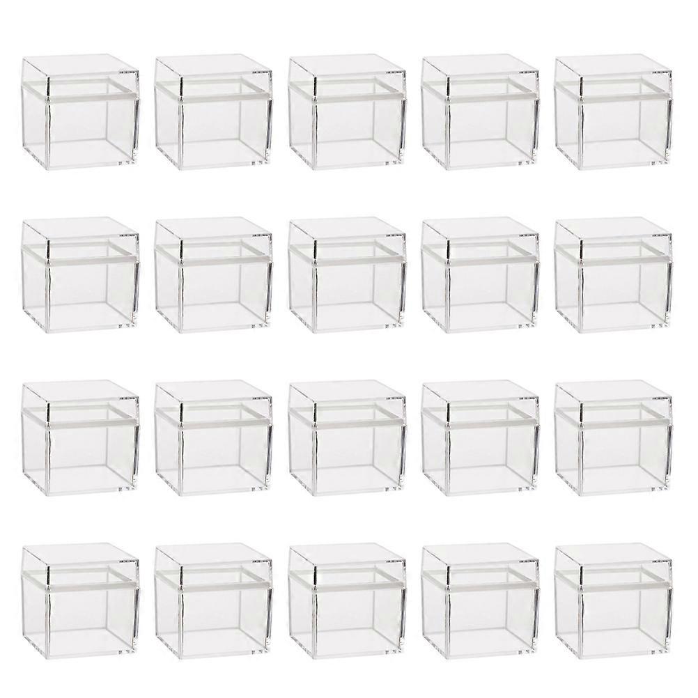 36pcs Square Candy Boxes Multipurpose Storage Boxes Candy Containers Jewelry Holders