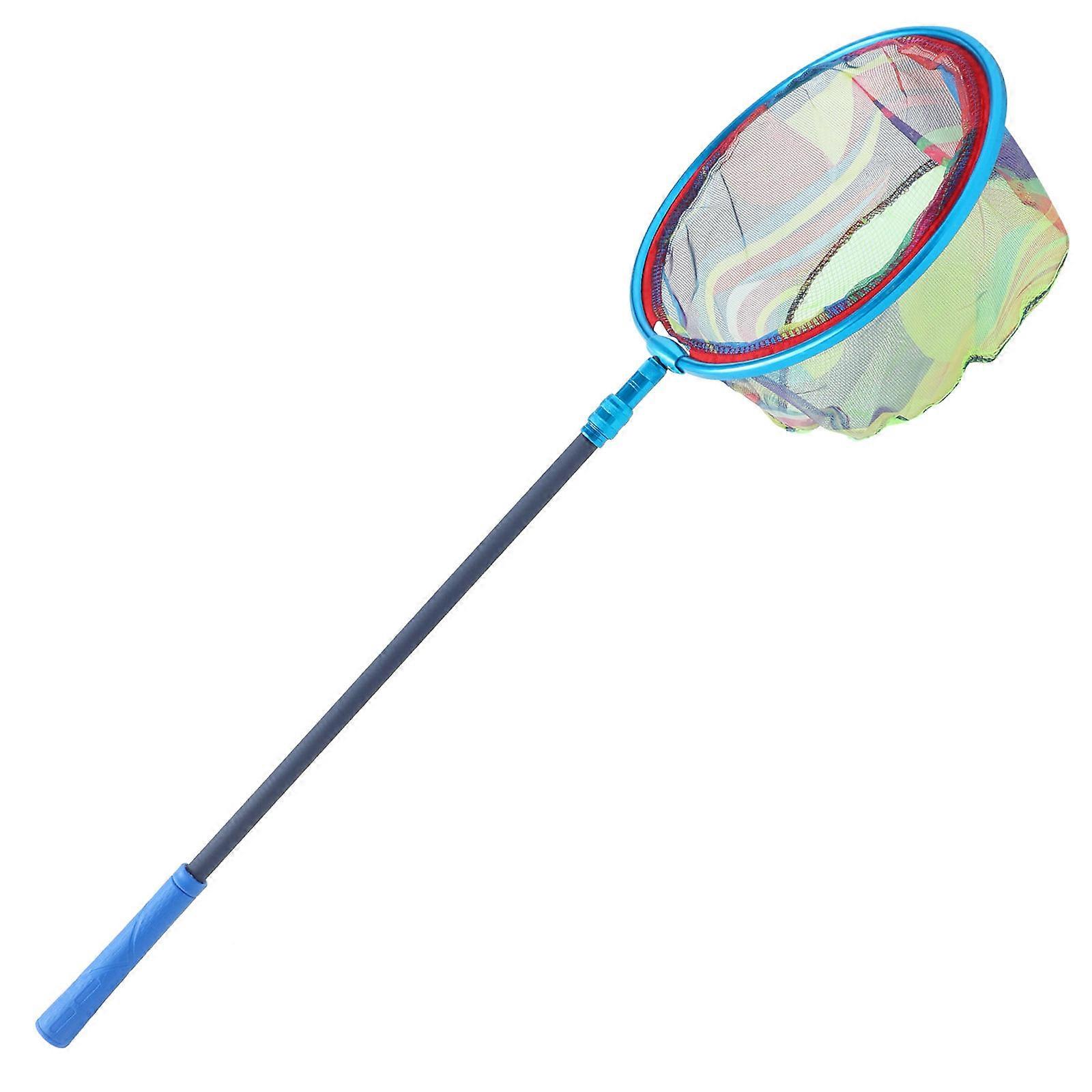 Telescopic Fishing Net with Carbon Pole & Mesh Head – Ideal for Outdoor Beach Activities, Butterfly & Insect Catching, Enhances Hand Eye Coordination