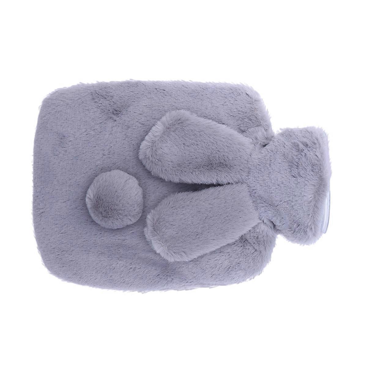 Portable Warmer Hot Water Bottle Cartoon Rabbit Design For Office Use 28*17cm 1Pc