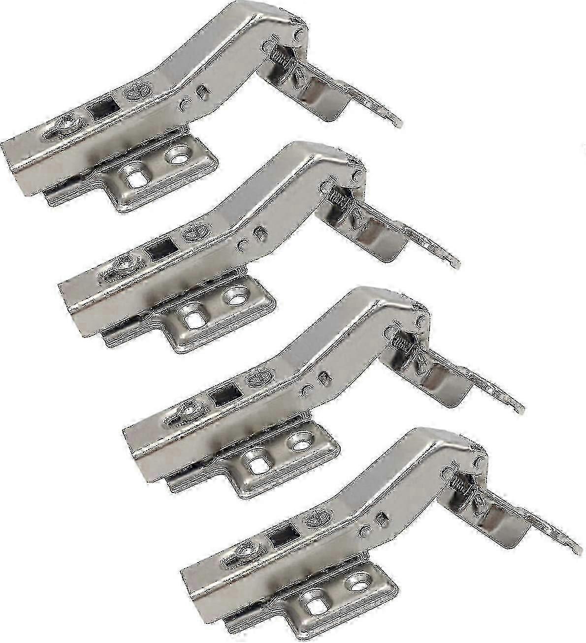 Soft-Close 45-Degree Corner Hinge with Damper - 35mm Cabinet Hinges for Multilateral Folding Doors (Set of 4) hwy