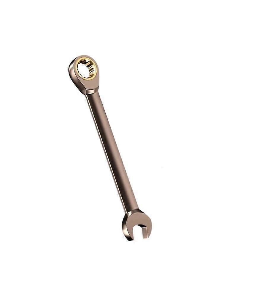 Combination Spanner Set 12 Mm Flexible Golden Ratchet Wrench For Universal Torque Car Repair Tools Metric Hand Tool Set