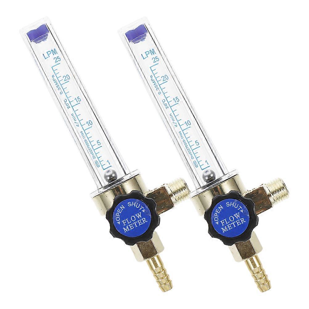2 Pcs Accurate Gas Flow Meter for Industry Made of 0.5L to 25L