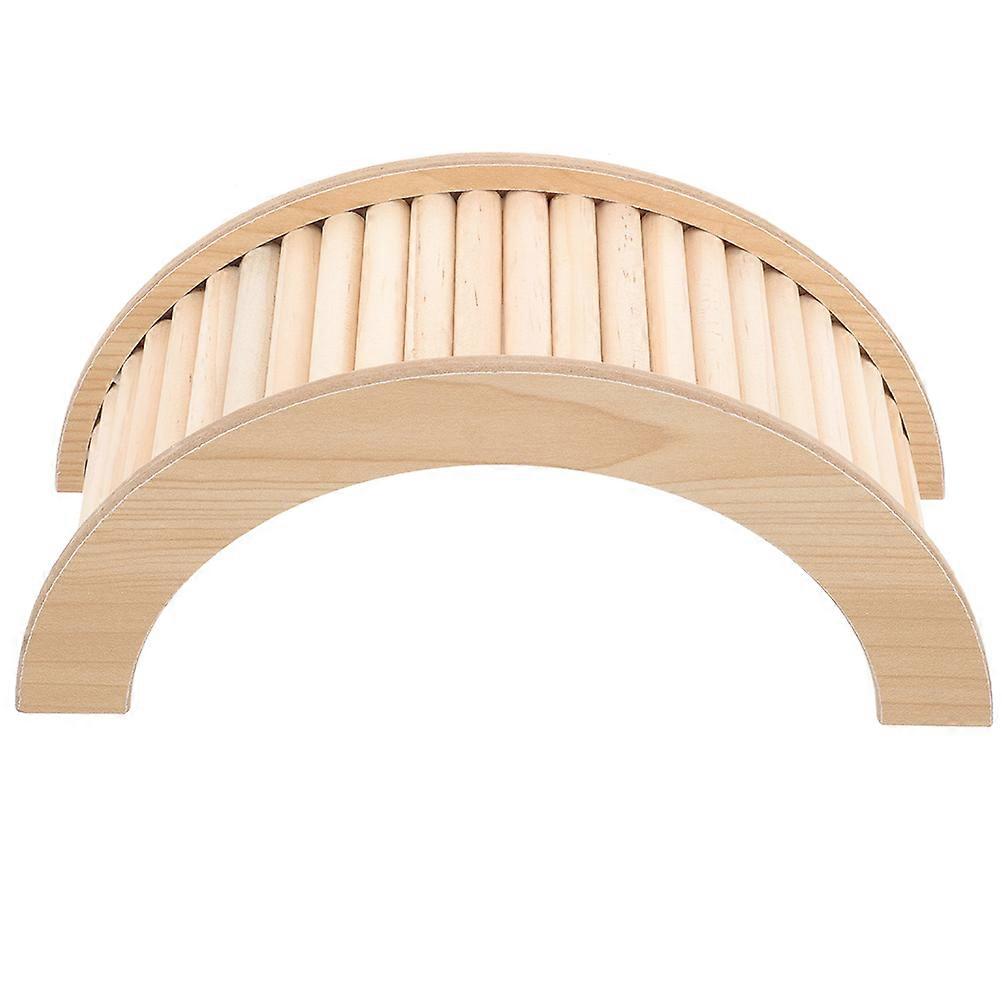 Durable Wooden Hamster Bridge & Climbing Ladder for Guinea Pigs – Easy to Clean, Space Saving Design for Pet Cage Play and Exercise