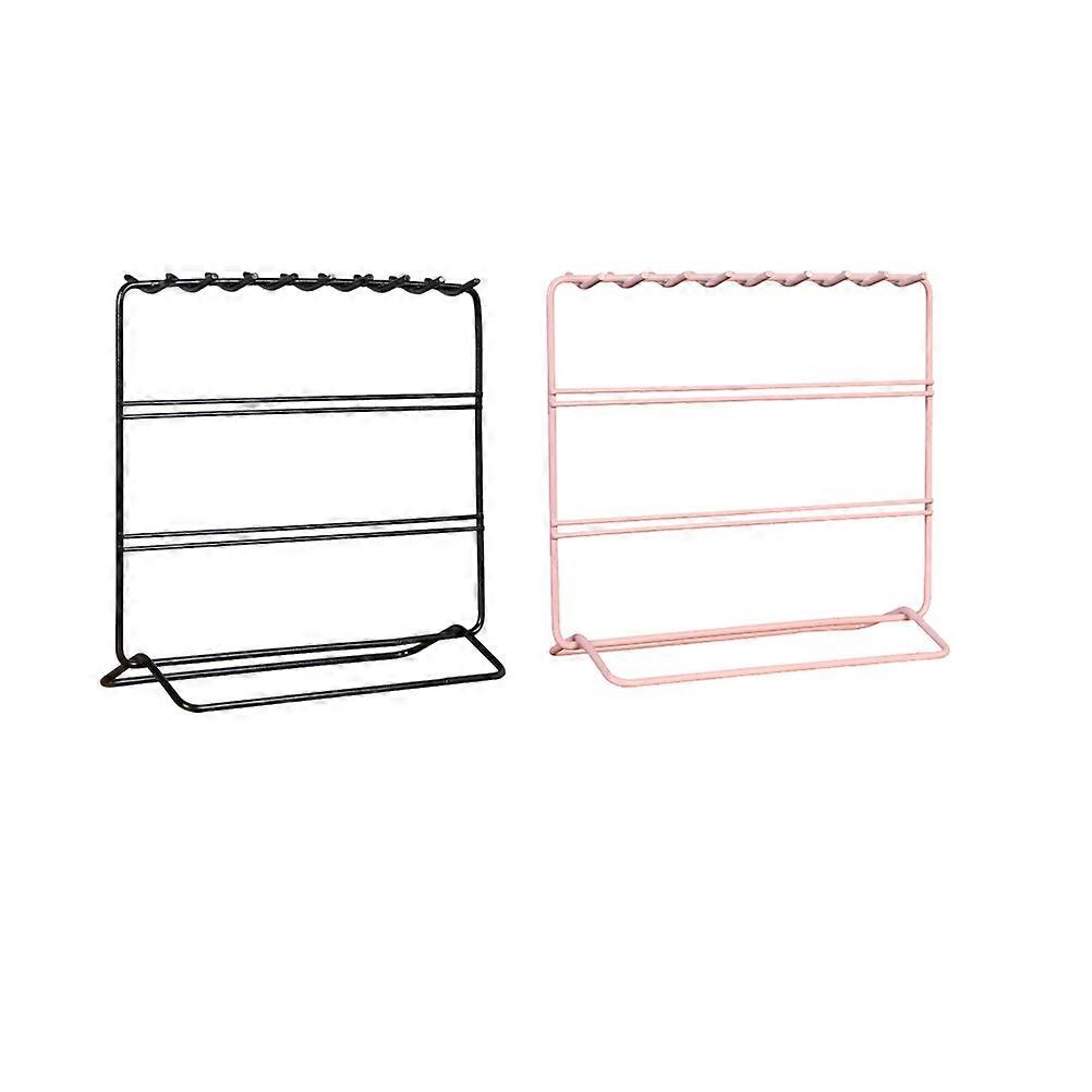 Jewelry Organization 2 Pcs Jewelry Display Stand For Women And Girls In Assorted Color With Rectangular Shape Featuring Display Use