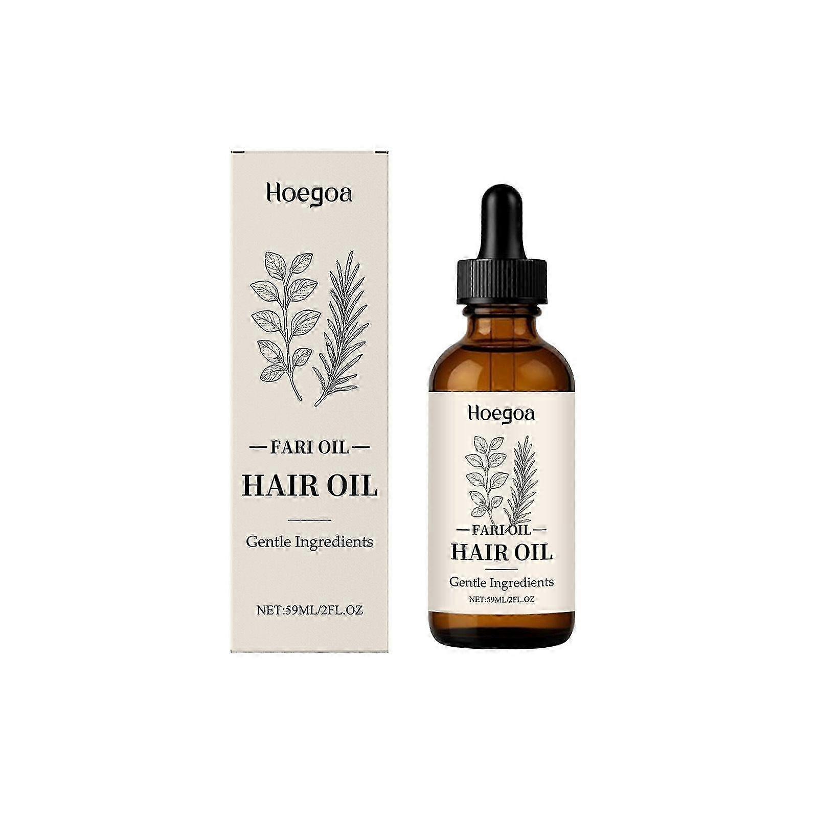 Fari Oil Hair Growth & Scalp Treatment - Herbal Infusion with Rosemary & Tea Tree Oil - Lightweight Daily Nourishment for All Hair Types