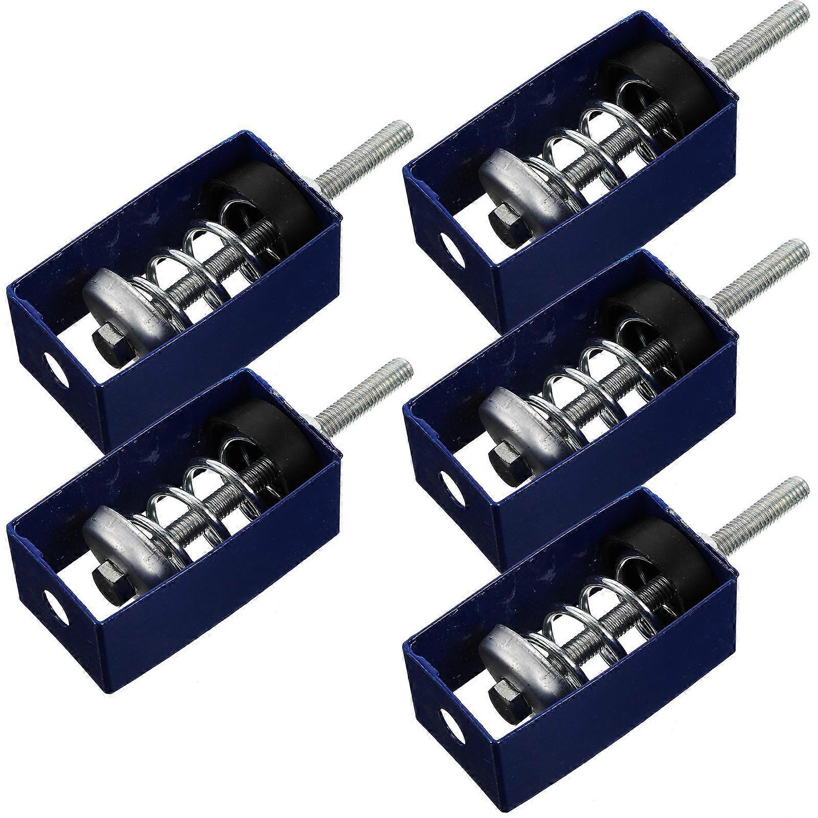 5pcs Spring Hanger Vibration Isolator with Mounting Base for HVAC Air Handling and Fan Coil Units Ceiling Suspension Damping Absorber