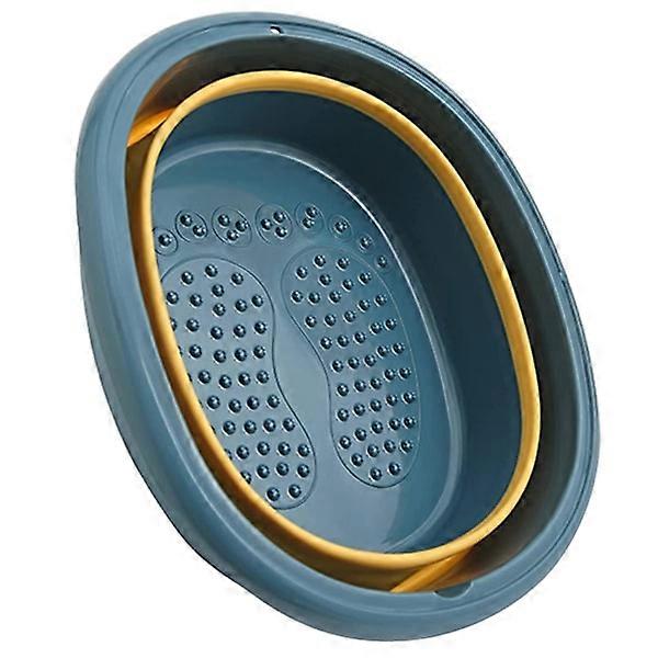 Foldable foot bath / Tub - Blue multicolor
