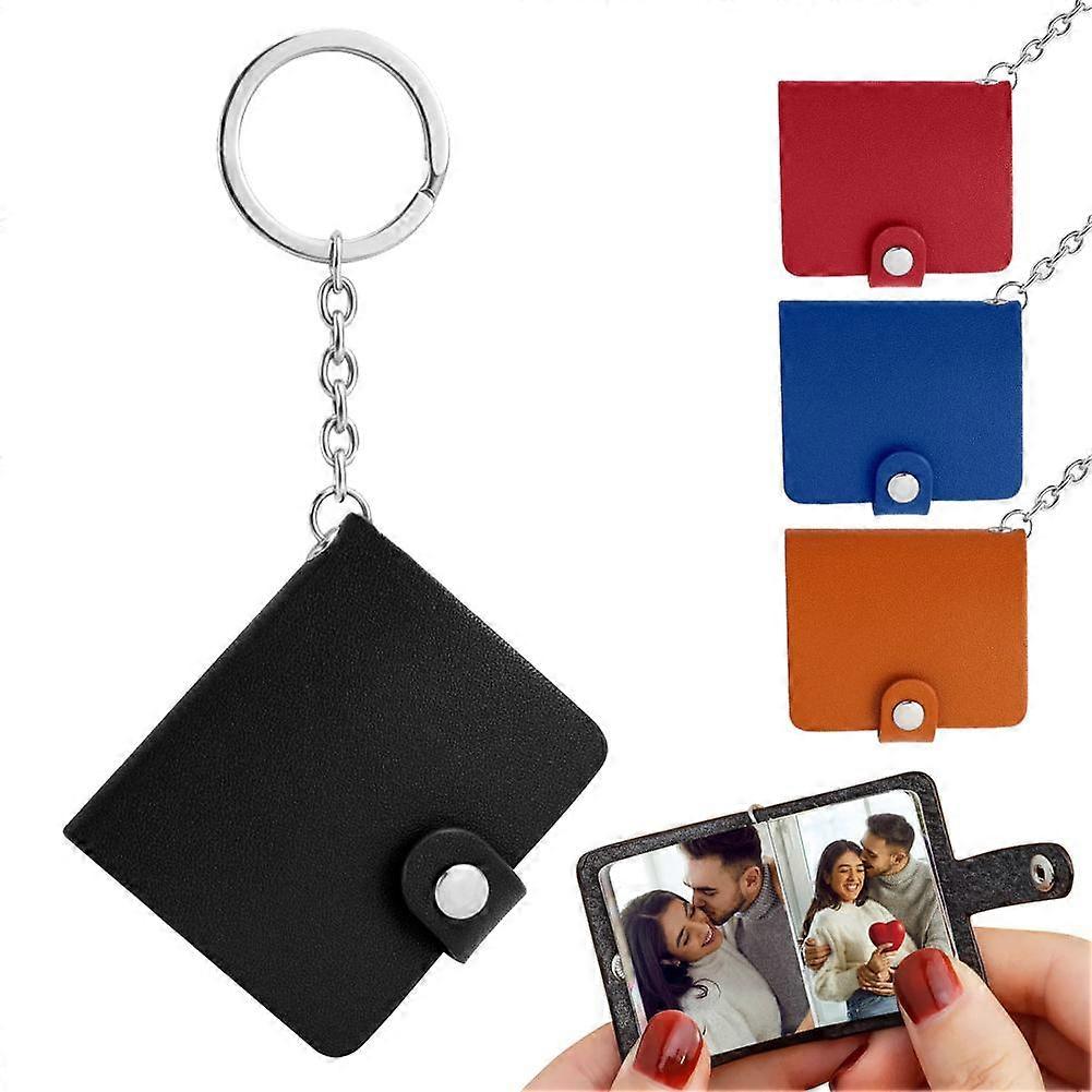 Mini Color Photo Album Keychain Pendant Diy Color Printed Keychain Ornament