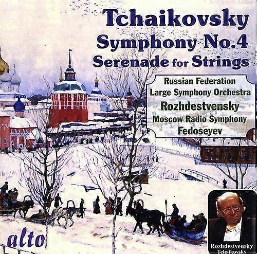 Vladimir Fedoseyev - Symphony 4 / Serenade for Strings  [COMPACT DISCS] USA import
