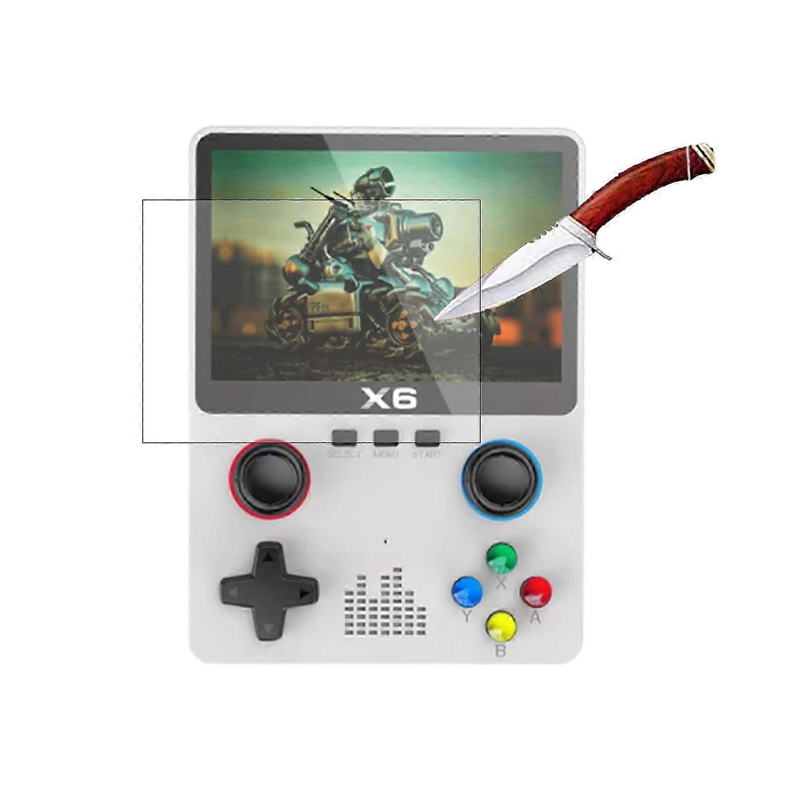 Easy Installation Screen Protector Film Scratchproof Full Screen Film for X6 Game Console