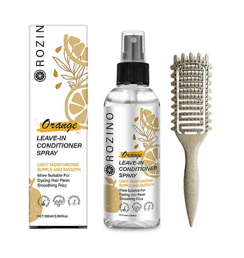 unbrand Spray revitalisant sans rinçage avec protection contre la chaleur pour cheveux secs et crépu