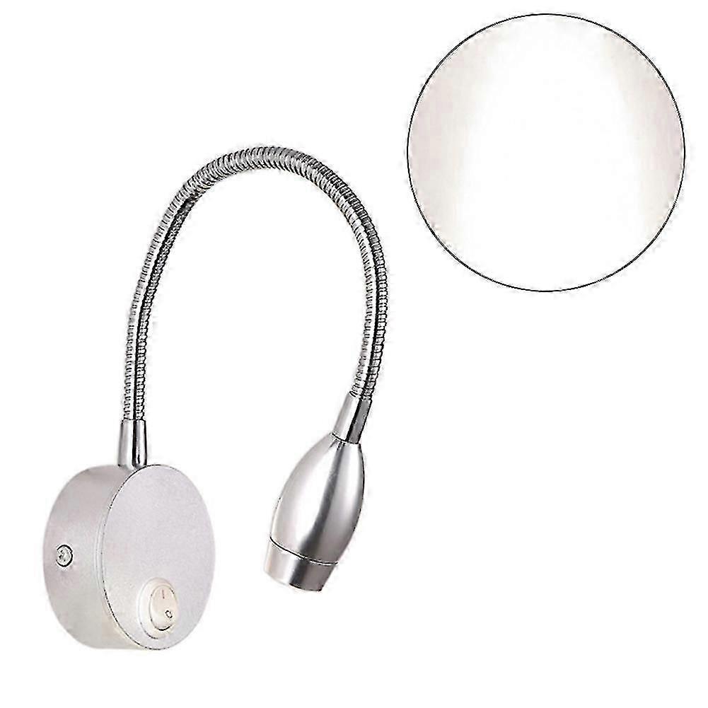LED Wall Lamp Switch Bendable Tube Bedroom Bedside Adjustable Reading Light Gift