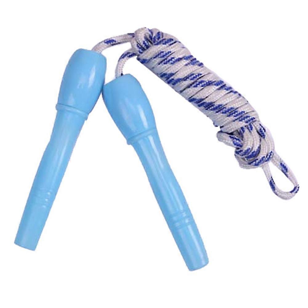 Adjustable Children Kids Skipping Jumping Rope Plastic Handle Training Equipment(blue)