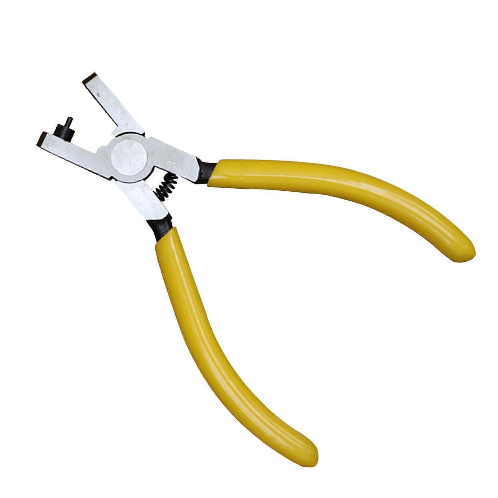 Belts Leather Punch Tool for Watch Bands, Adjustable 5.51 x 3.74 Inch Heavy Duty Hole Punch for Straps, Collars, Saddles