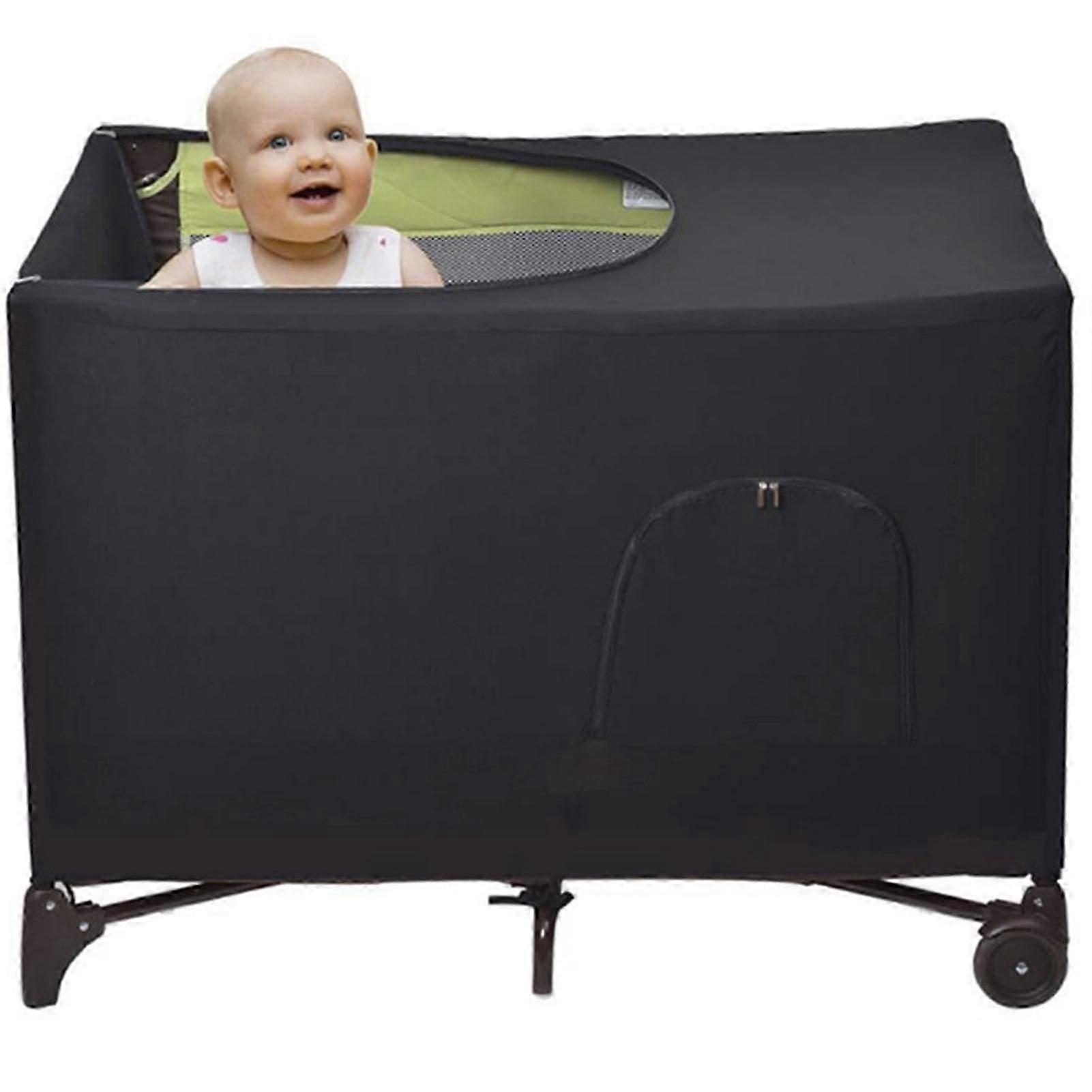 Funda opaca para bebés: transpirable, elástica, cómoda, portátil al aire libre, de viaje, 39,8 x 28,3 x 29,1 pulgadas