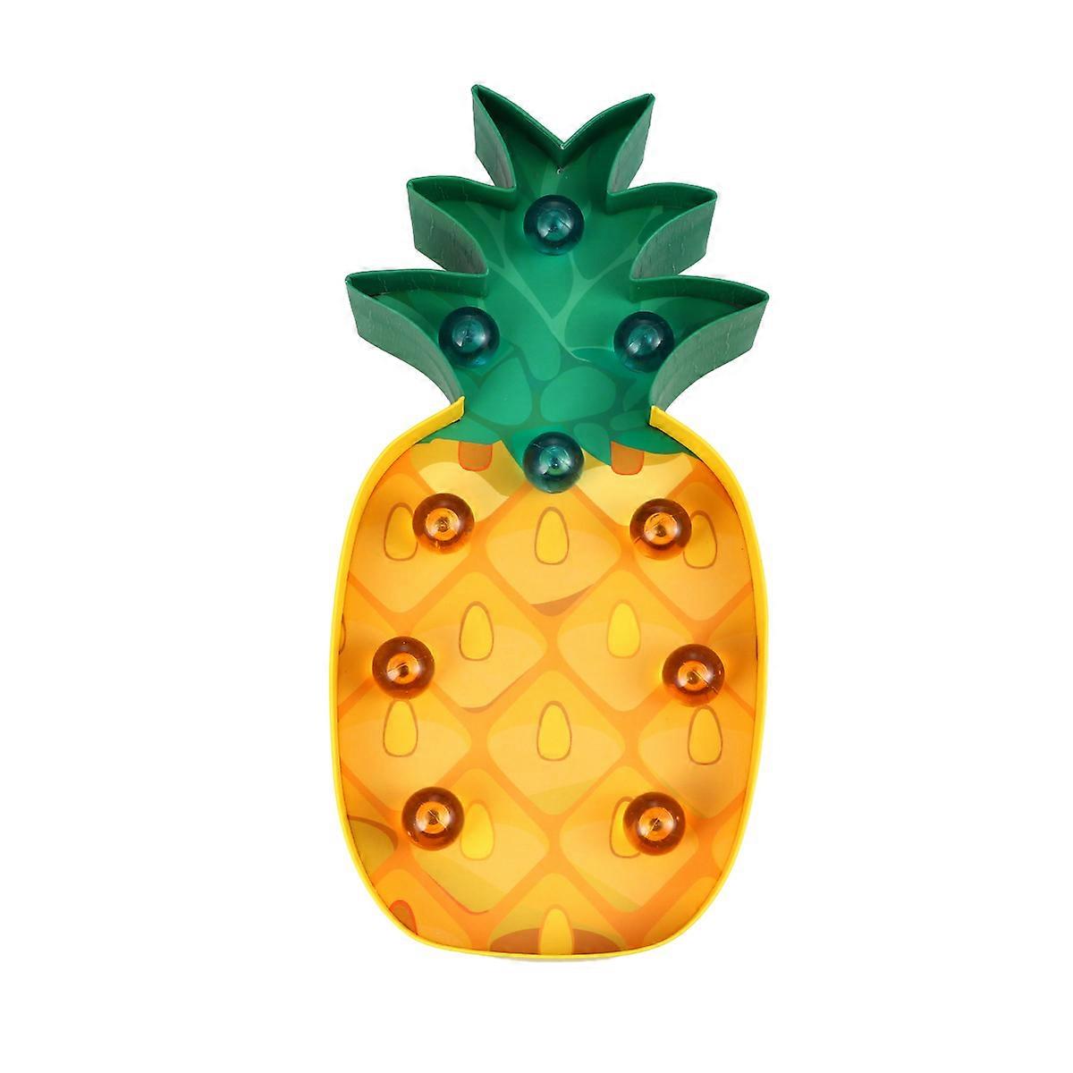 Pineapple Shaped LED Light Sign For Home Decoration And Special Events 11.5 X 5 X 24 Cm 1Pcs