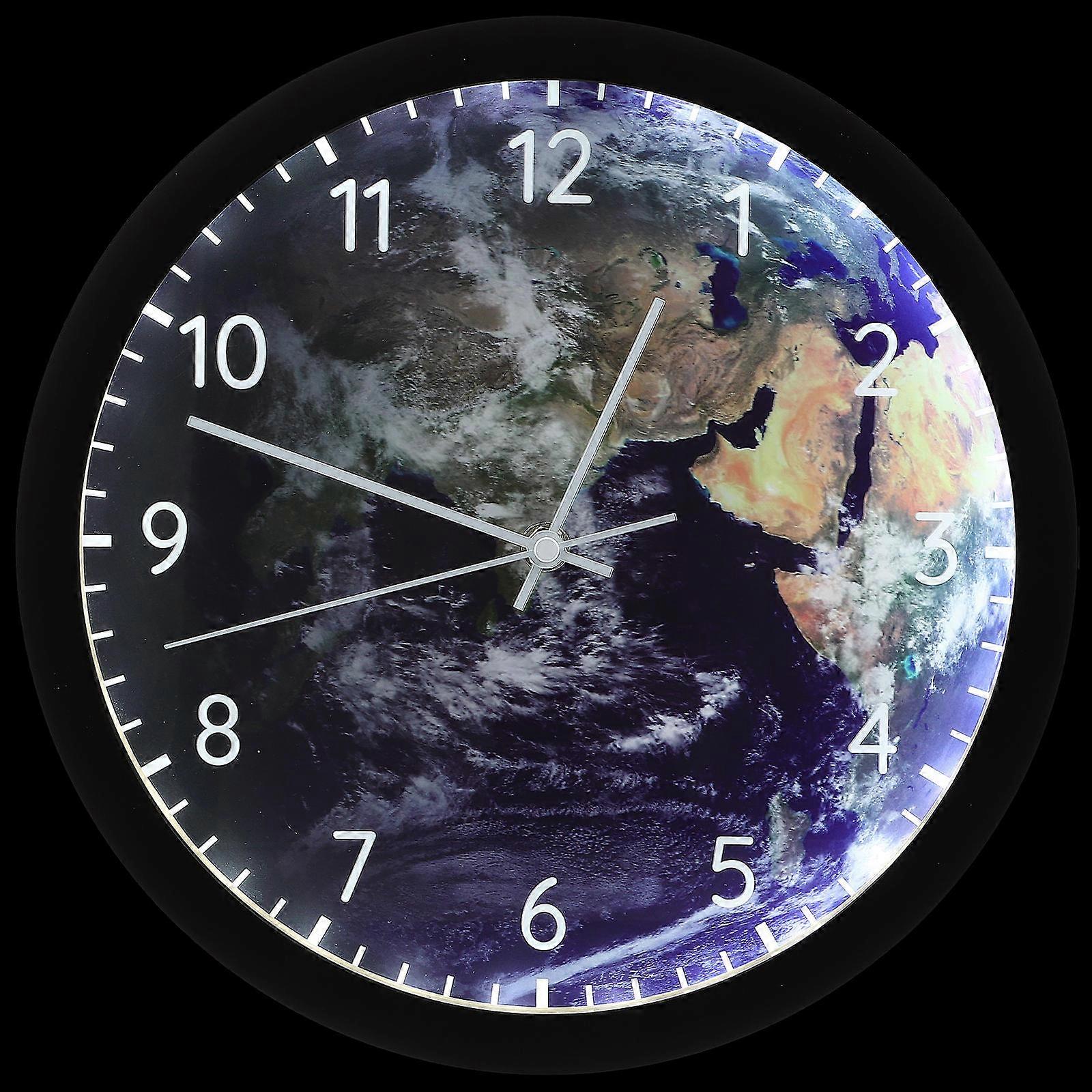 Decorative Wall Clock Silent Operation Unique Design For Wall Hanging 30x30cm Multi Color 1Pcs