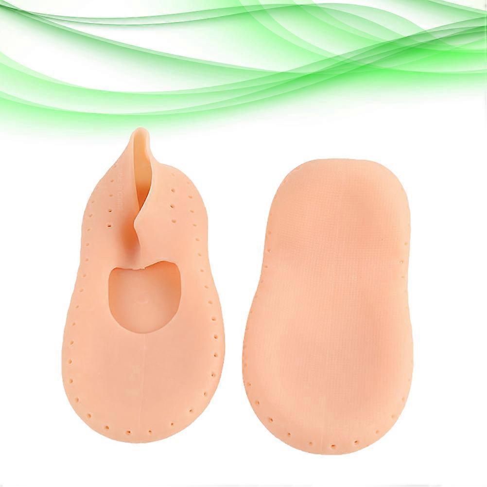 Elastic Waterproof Boat Socks for Women Beige SEBS Material Breathable Holes Lightweight and Durable Size S