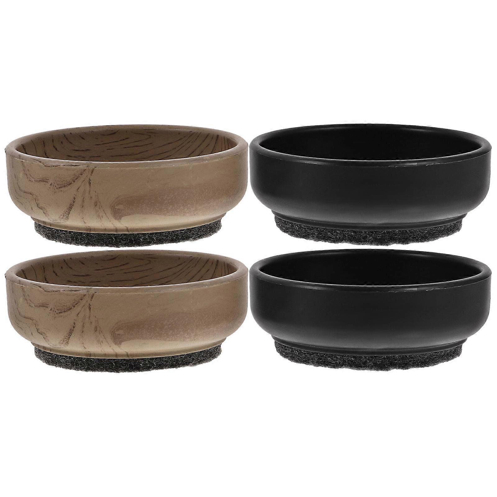 4pcs Multi Function Couch Stoppers, Compact Furniture Coasters for Floor Protection, Durable Slip Pads with Soundproofing and Scratch Resistance,