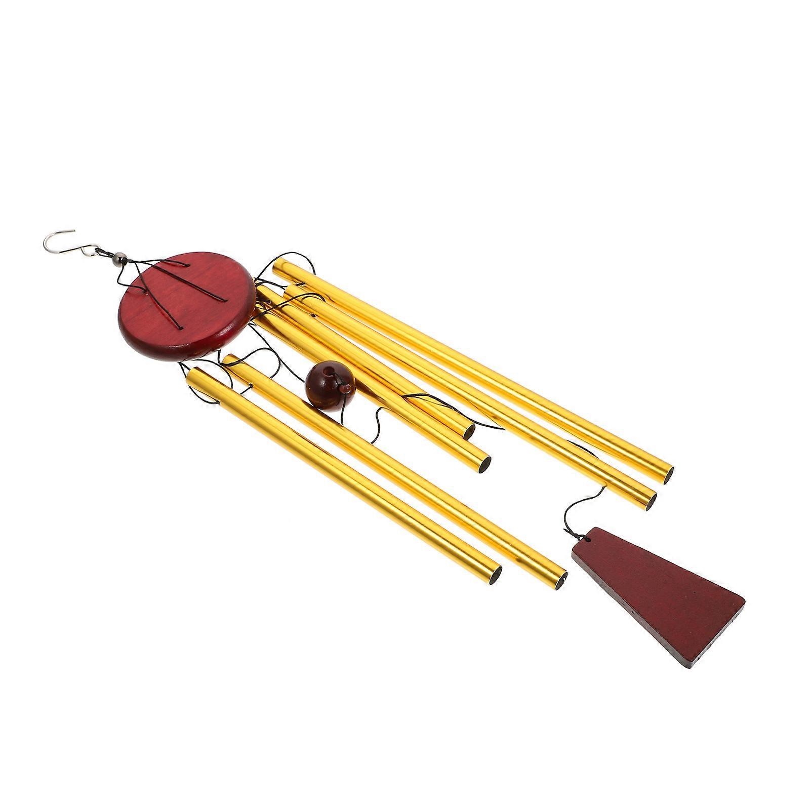 Simple Wind Chime Backyard Decor Indoor Use Rustic Style Beautiful Sound Production 1Set